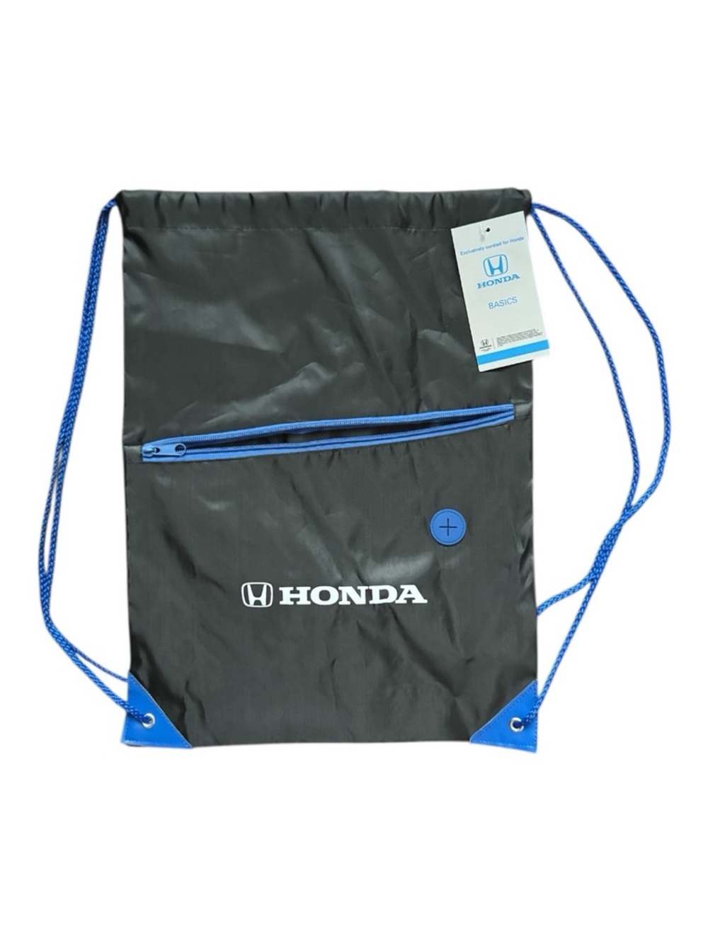 NWT Honda Black and Blue Drawstring Bag
